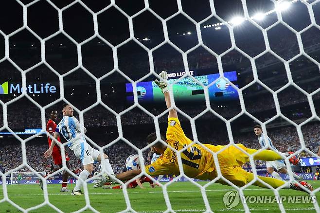 메시의 골 장면 [AFP=연합뉴스]