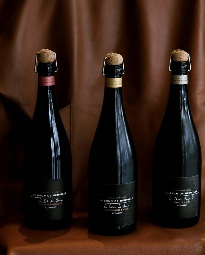 샴페인 누빌 르 슈망 시리즈 스테이플 코르크 마감.&nbsp; 홈페이지