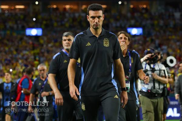 리오넬 스칼로니 아르헨티나 감독. 게티이미지코리아