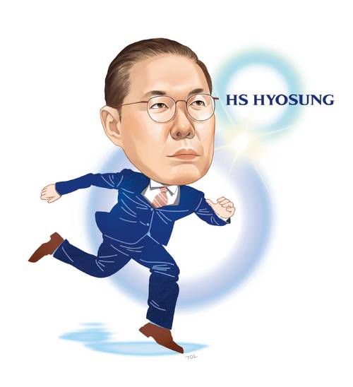 조현상 부회장 1971년 서울 출생/ 미국 브라운대 경제학과/ 베인앤컴퍼니(동경·서울지사)/ 효성그룹 구조조정 TFT/ NTT Communications Corporation 본사 법인영업담당(동경)/ ㈜효성 전략본부 경영혁신팀/ ㈜효성 산업자재 Performance Group 사장/ ㈜효성 화학 Performance Group CMO/ ㈜효성 사장·전략본부장/ 효성그룹 총괄사장/ 효성그룹 부회장/ HS효성 대표이사(현)