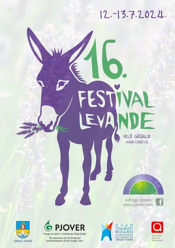 크로아티아의 흐바르섬에서 개최된 라벤다 페스티벌