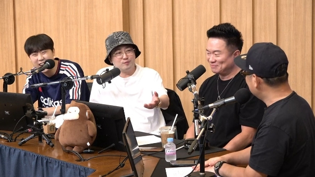 왼쪽부터 이재율, 박현빈, 김태균, 최재훈 / SBS 파워FM ‘두시탈출 컬투쇼’ 캡처