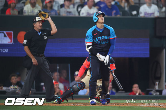 [사진] 내셔널리그 올스타 다저스의 오타니. ⓒGettyimages(무단전재 및 재배포 금지)