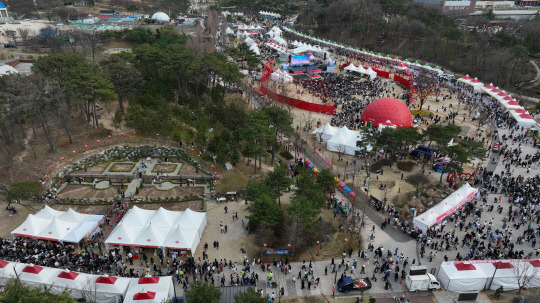 2024 논산딸기축제 전경. 논산시 제공