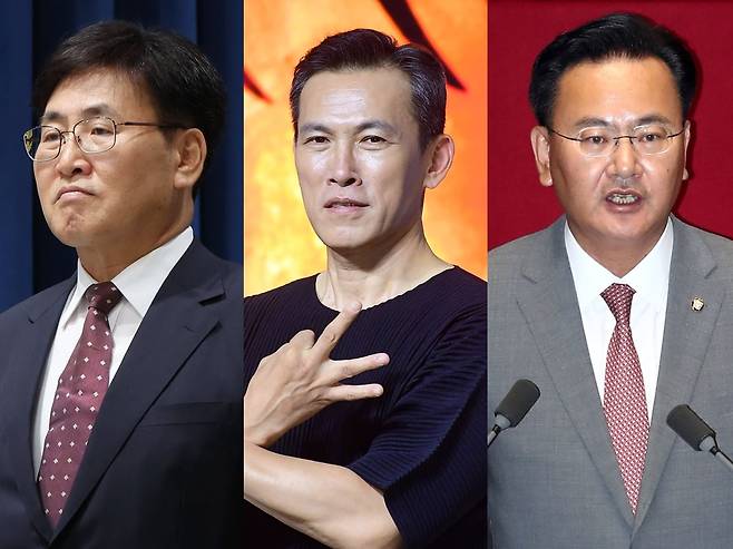 가운데 유오성을 중심으로 좌 유상임 서울대 교수, 우 유상범 국민의힘 의원/사진=한경 DB, 뉴스1