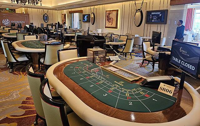 ▲지난 6월 22일 필리핀 마닐라 솔레이어 카지노의 두윈 정킷방 모습. 평소에는 고객들로 북적거렸으나 17일 뱅크런 사태로 영업이 중단되고 있다. ⓒ프레시안