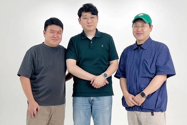 천년의 환생: 후궁의 저주 개발진 왼쪽부터 이대규 실장, 강수헌 PM, 정영현 감독