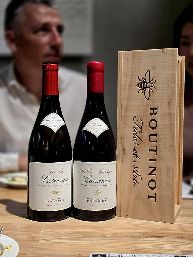 도멘 부티노 케란느 레 시스(왼족)과 레 두 바리끄. 최현태 기자&nbsp;