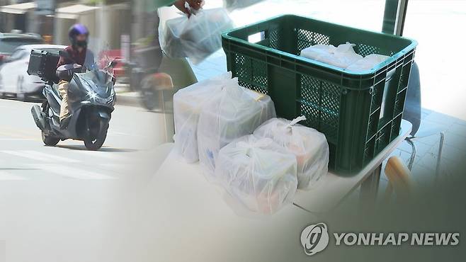 배달 (CG) [연합뉴스TV 제공]