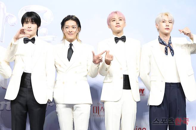 '2024 SBS 가요대전 Summer' 블루카펫 행사에 참석한 그룹 NCT127. ⓒ이혜영 기자 lhy@hankooki.com