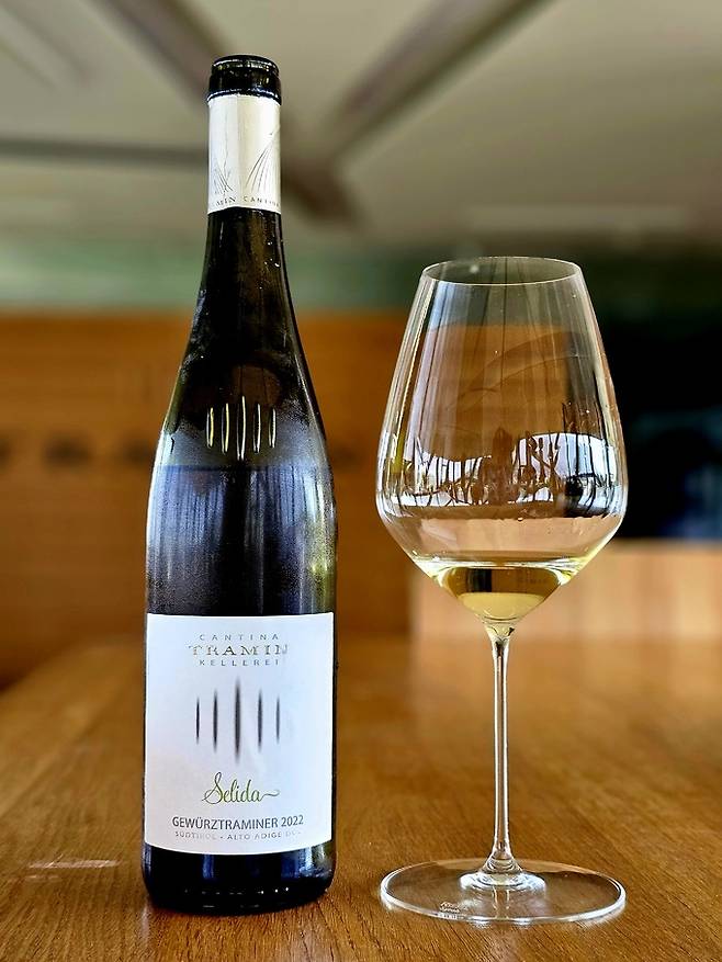 칸티나 트라민 셀리다 게뷔르츠트라미너. 최현태 기자