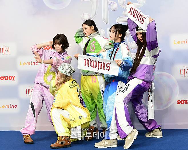 그룹 뉴진스. <강영국 기자>