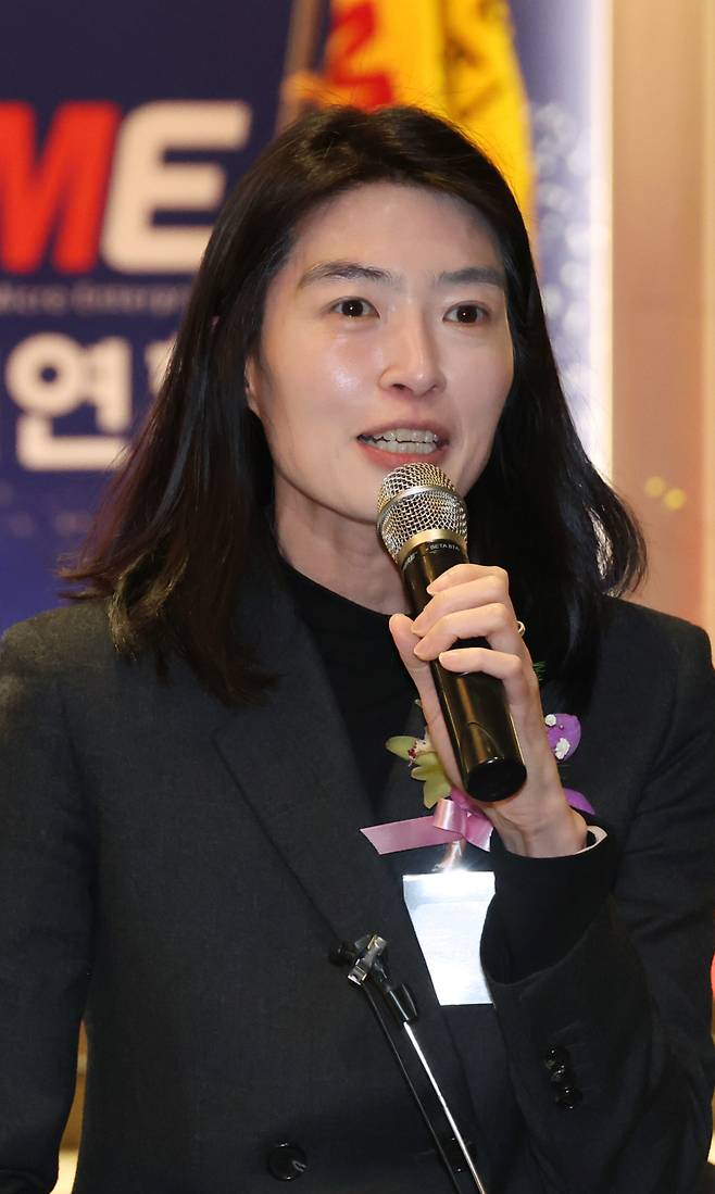 <yonhap photo-2923=""> 정신아 카카오 대표. 연합뉴스</yonhap>