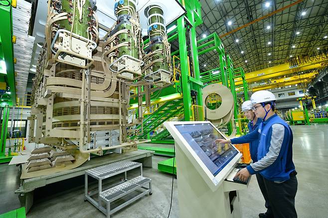 HD현대일렉트릭 변압기 스마트 공장. / HD현대일렉트릭 제공