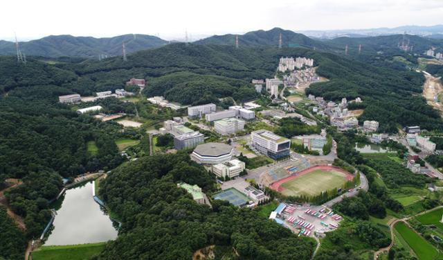 용인 자연캠퍼스 전경.