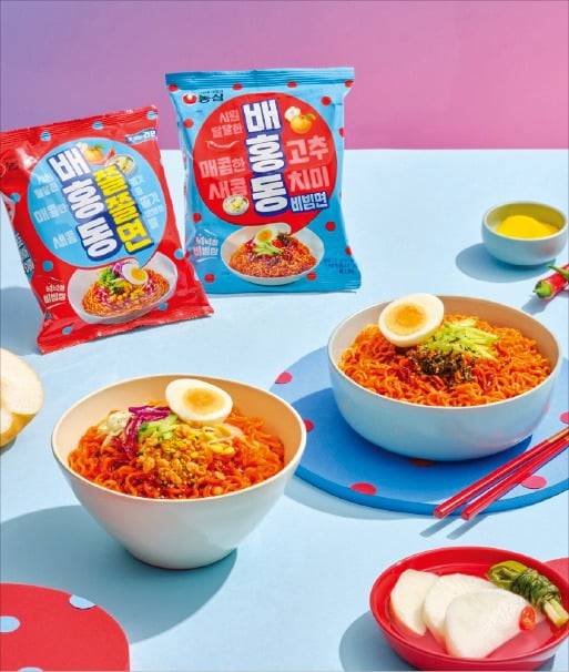 농심 배홍동쫄쫄면.  농심 제공