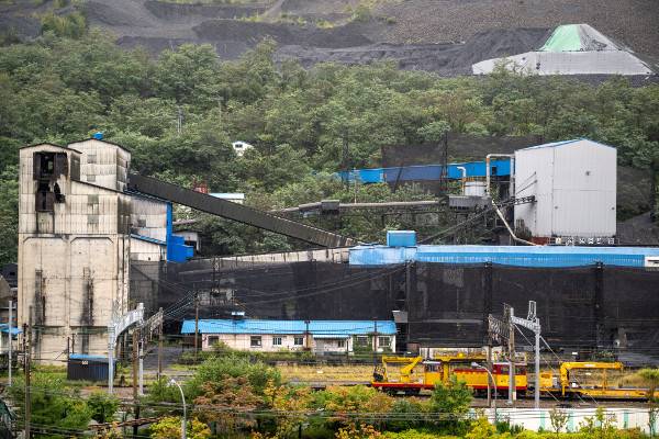 1937년 건설돼 최근까지 가동된 철암역두 선탄시설.