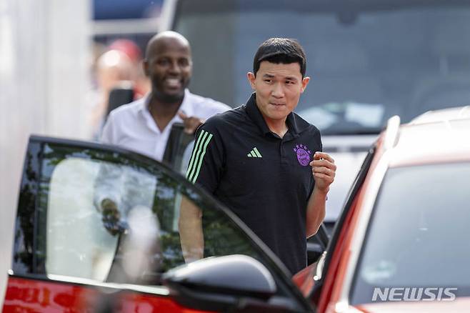 [로타흐 에게른=AP/뉴시스] 독일 프로축구 분데스리가 바이에른 뮌헨의 김민재. 2023.07.19.