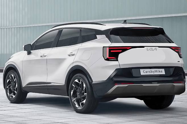 기아 '스포티지 페이스리프트' 예상도 (출처 : 방구석 디자이너 자동차 디자인)