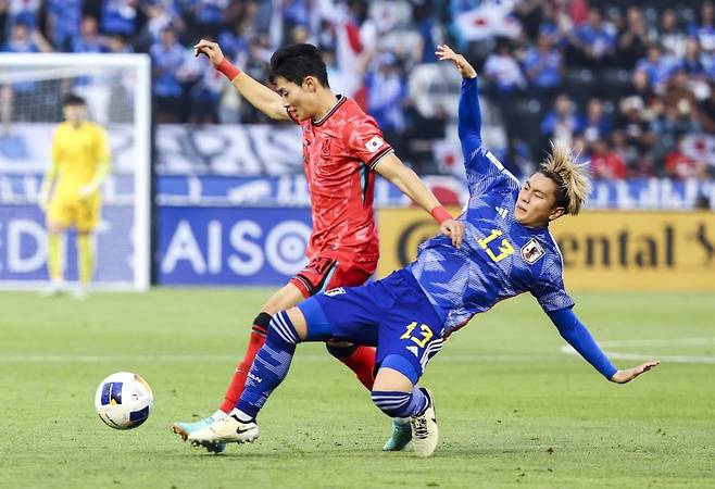 한국은 당시 일본을 1-0으로 꺾고 3전전승으로 결선리그에 올랐다. / 사진 = 뉴스1