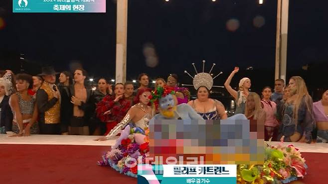 파리올림픽 개막식 중계 캡처(사진=MBC 유튜브 채널)