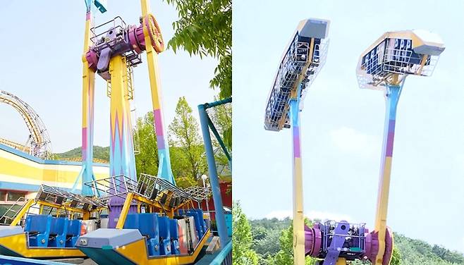 서울랜드 360도 회전 놀이기구 엑스플라이어/사진=서울랜드 홈페이지 캡처