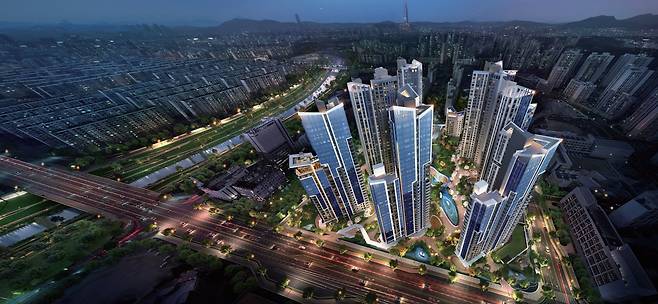 대우건설 개포써밋 187 조감도.(대우건설 제공)