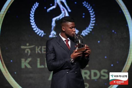 K리그 경남FC 시절 말컹. 한국프로축구연맹 제공