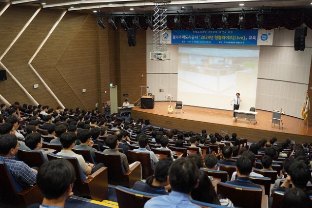 ▲청렴라이브 교육 진행 현장 ⓒ경기주택도시공사