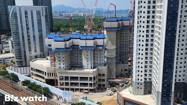 '서울숲 아이파크 리버포레 2차' 전경. 현재 공정률은 51% 수준이다. /자료=HDC현대산업개발