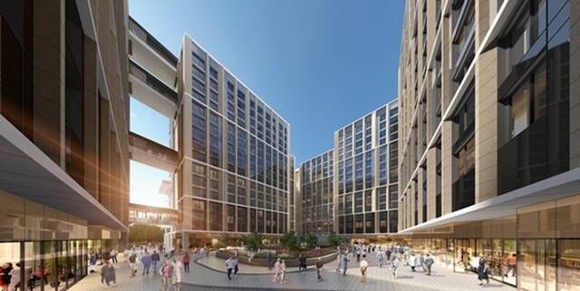 롯데건설은 서울 마곡지구 복합단지 내 하이엔드 시니어 레지던스 'VL 르웨스트'를 공급한다. 사진은 VL 르웨스트 투시도. /롯데건설