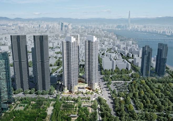 뚝섬지구 특별계획구역 조감도. 서울시 제공