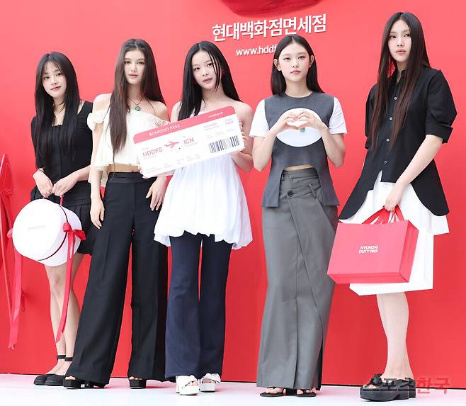 그룹 뉴진스. ⓒ이혜영 기자 lhy@hankooki.com