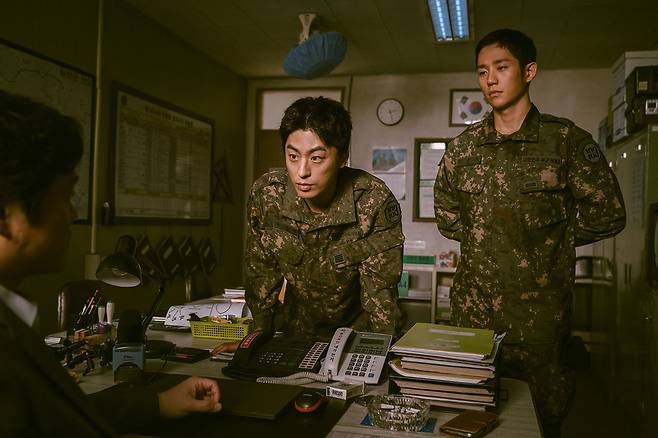 "D.P. 2," starring Koo Kyo-hwan (left) and Jung Hae-in (Netflix)