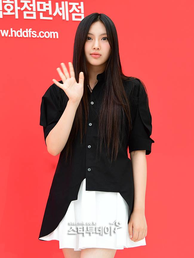 그룹 뉴진스 혜인. <강영국 기자>