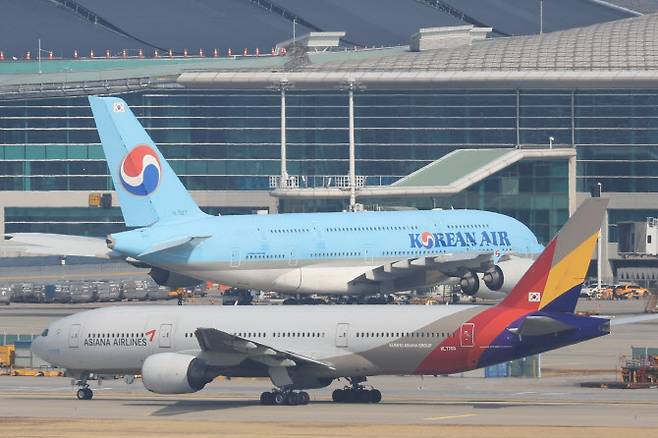 인천국제공항 전망대에서 바라본 공항 계류장.(사진=연합뉴스)