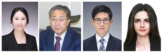 왼쪽부터 이재연 대구한의대 교수, 포항공과대학교 조동우 교수, 김재윤 씨, 투우체센 씨