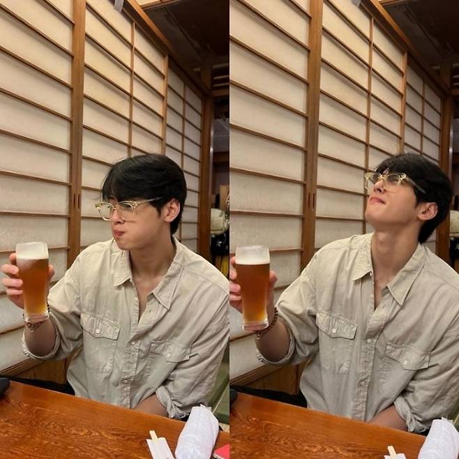 사진=차은우 소셜미디어 캡처