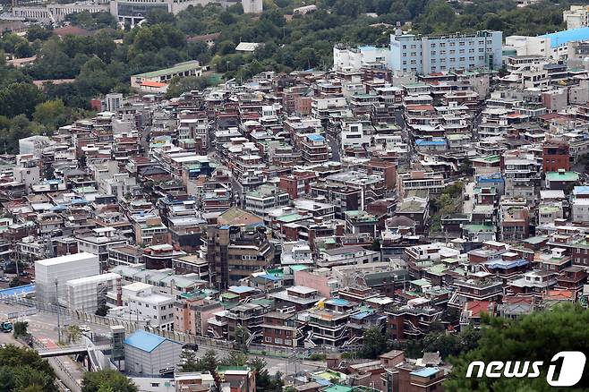 사진은 서울시내 빌라촌의 모습. 2021.9.28/뉴스1 ⓒ News1 황기선 기자