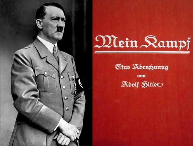 ▲ 아돌프 히틀러(1937년). 유대인을 '기생충'이라 비난한<나의 투쟁>(1025년 초판)