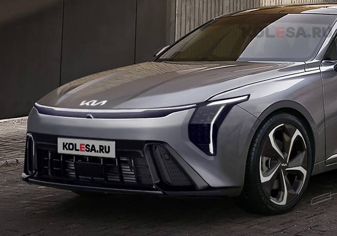 기아 'K8 페이스리프트' 예상도 (출처 : KOLESA.RU)