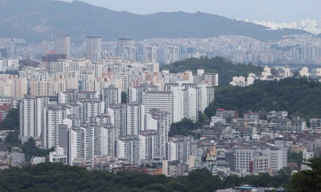 서울 남산에서 바라본 시내 아파트. (사진=연합뉴스)