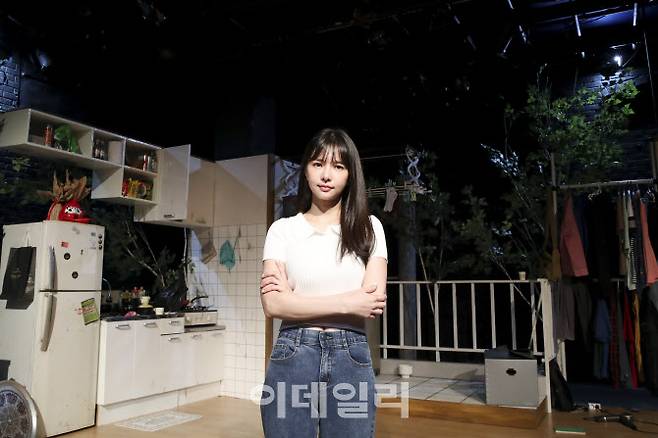 대학로 공간아울에서 이데일리와 인터뷰한 배우 재이(사진=이영훈 기자)