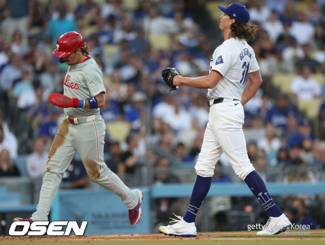 [사진] 다저스 타일러 글래스노. ⓒGettyimages(무단전재 및 재배포 금지)