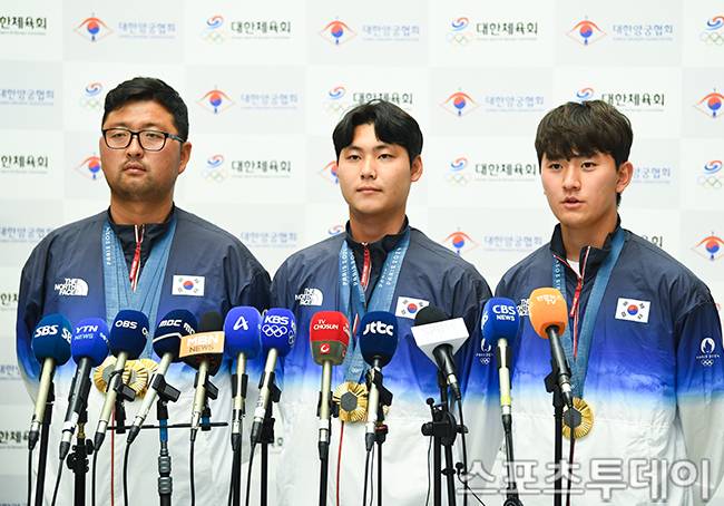 남자 양궁 대표팀 / 사진=팽현준 기자