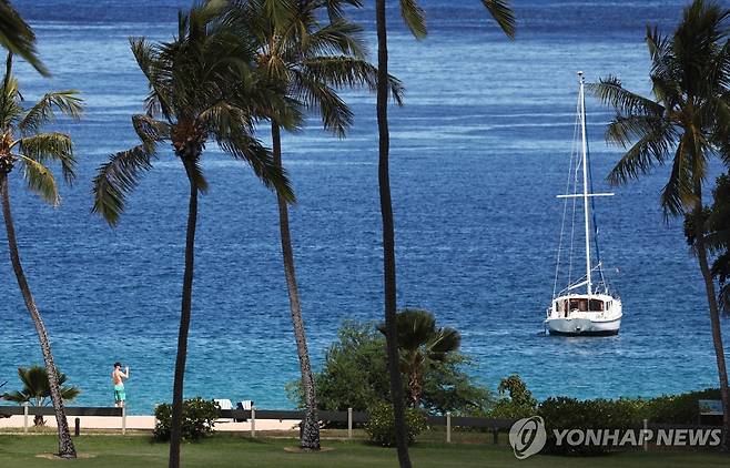 하와이 마우이섬의 카아나팔리 해변 [AFP=연합뉴스. 재판매 및 DB 금지]