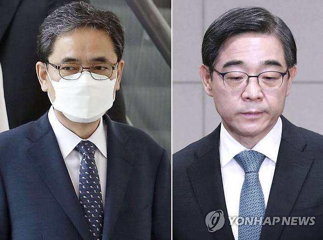 '50억 클럽' 곽상도·'재판거래' 권순일 [연합뉴스 자료사진]