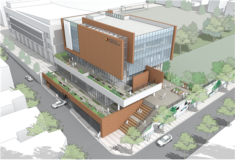 대구 경운초등학교에 만들어질 구립도서관 조감도. [사진=교육부]