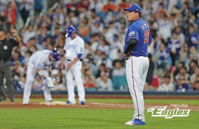 한화 류현진은 7일 대구 삼성전에서 웃지 못했다. 사진=한화 제공