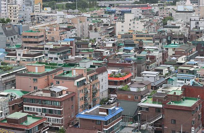 서울 강서구 화곡동 일대에 다세대, 빌라들이 밀집한 주택가 모습 ⓒ 연합뉴스